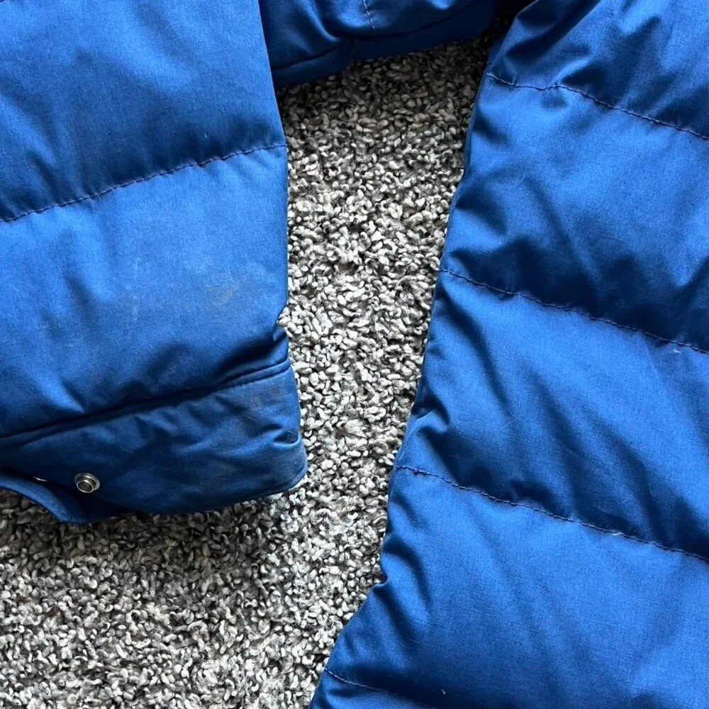 The North Face Blue Puffer Jacket Mens L Outdoors Gorpcore Winter Skiing Coat - Picture 8 of 8